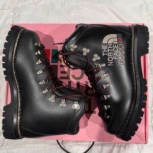 Gucci x The North Face collab boots